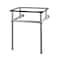 Fauceture VBH242030SN Templeton 24" x 20-3/8" x 30" Brass Console Sink Legs, Nkl VBH242030SN - alternate 1